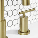 PARLOS Widespread 8 inch Bathroom Sink Faucet 3 Hole Vanity Faucet with cUPC Faucet Supply Lines, Matte Black, 1434108D