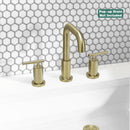 PARLOS Widespread 8 inch Bathroom Sink Faucet 3 Hole Vanity Faucet with cUPC Faucet Supply Lines, Matte Black, 1434108D