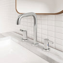 PARLOS Widespread 8 inch Bathroom Sink Faucet 3 Hole Vanity Faucet with cUPC Faucet Supply Lines, Chrome, 1.2GPM, 1437701PD
