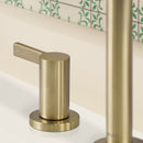 PARLOS Widespread 8 inch Bathroom Sink Faucet 3 Hole Vanity Faucet with cUPC Faucet Supply Lines, Matte Black, 1.2GPM, 1437708PD
