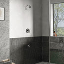 NEWATER Brushed Nickel Tub and Shower Trim Kit Single-Handle Faucet Set Pressure balancing shower system (401101-2)