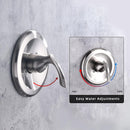 NEWATER Brushed Nickel Tub and Shower Trim Kit Single-Handle Faucet Set Pressure balancing shower system (401101-2)
