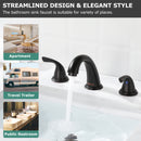 PARLOS Widespread 2-Handles Bathroom Sink Faucet Oil Rubbed Bronze, 1.2GPM (1435003PD)