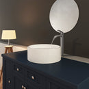 Newater Single Handle Vessel Sink Faucet Tall Bathroom Faucet with Water Supply Lines, Brushed Nickel, 76454