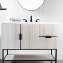 PARLOS Widespread Two Handles Bathroom Sink Faucet Matte Black (1435004PD)