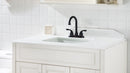 PARLOS Two-Handle Bathroom Sink Faucet with Metal Drain Assembly and Supply Hose Lead-Free cUPC Mixer Double Handle Tap Laundry Utility Faucet, Oil Rubbed Bronze, 1.2 GPM (13592P)