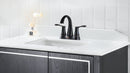 PARLOS 2-Handle Bathroom Sink Faucet with Metal Pop-up Drain and Faucet Supply Lines, Oil Rubbed Bronze, Demeter 13626
