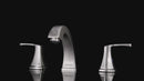 PARLOS Widespread Double Handles Bathroom Faucet with Pop Up Drain and cUPC Faucet Supply Lines, Chrome, 1.2GPM, Doris 1417201P