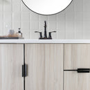 PARLOS Swivel Spout 2-Handle Lavatory Faucet Bathroom Sink Faucet with Metal Pop-up Drain and Faucet Supply Lines, Oil Rubbed Bronze, 1.2 GPM (13628P)