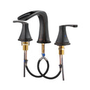 PARLOS 2-Handle Widespread Waterfall Roman Bathtub Faucet Tub Filler, Oil Rubbed Bronze (1434203)