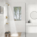 PARLOS Shower System, Brushed Gold Shower Faucet Set with Tub Spout(Valve Included), 5-Setting Mode Shower Head and Tub Spout with Diverter, 1.8GPM (1436908P)