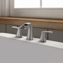PARLOS 2-Handle Widespread Waterfall Roman Bathtub Faucet Tub Filler, Brushed Nickel (1434202)