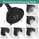 PARLOS Shower Faucet with Valve, Single-Handle Shower Trim Kit with 5-Spray Touch-Clean Shower Head, Wall Mounted Shower Faucets Sets Complete, 1436704