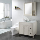PARLOS Widespread Two Handles Bathroom Sink Faucet Brushed Nickel, 1.2GPM 1435002PD