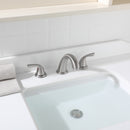 PARLOS Widespread Two Handles Bathroom Sink Faucet Brushed Nickel, 1.2GPM 1435002PD