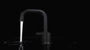 PARLOS Two-Handle Widespread Bathroom Faucet with Metal Pop-up Drain Assembly and cUPC Faucet Supply Lines, 1.2GPM, Matte Black,(14136P)