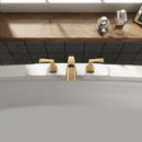 PARLOS 2-Handle Widespread Waterfall Roman Bathtub Faucet Tub Filler, Brushed Gold (1434208)