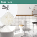 PARLOS Towel Hook, Wall Mounted Coat Hook, Brushed Nickel Robe Hook for Bathroom, 2101602