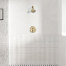 PARLOS Shower Faucet with Valve, Single-Handle Shower Trim Kit with 5-Spray Touch-Clean Shower Head, Wall Mounted Shower Faucets Sets Complete, 1436708