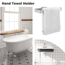 PARLOS Brass Hand Towel Holder, Wall Mounted Towel Ring, Hand Towel Bar for Bathroom & Kitchen, Burshed Nickel, Doris (2102302)