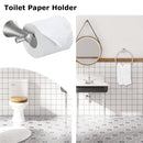 PARLOS Brushed Nickel Toilet Paper Holder, Wall Mounted Tissue Roll Hanger for Bathroom & Kitchen, 2101702
