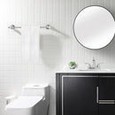 PARLOS Brushed Nickel Bathroom Towel Bar, 17 Inch Wall Mounted Towel Bar for Bathroom, Shower Door, 2101902