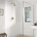 PARLOS Shower Faucet with Valve, Single-Handle Shower Trim Kit with 5-Spray Touch-Clean Shower Head, Wall Mounted Shower Faucets Sets Complete, 1436708