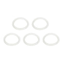 Replacement Sealing Gaskets for PARLOS Metal Bathroom Sink Drain Strainer, 5 Pcs, 2109701