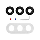PARLOS Faucet Mounting Hardware Repair Tool Kit  (Locknuts, Plastic Escutcheon, Indicator Button, Hex Key Pack), 2103501