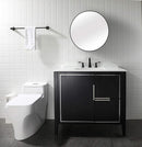 PARLOS Widespread 2 Handles Bathroom Faucet with Metal Pop Up Sink Drain and cUPC Faucet Supply Lines, Oil Rubbed Bronze, 1.2 GPM (13648P)