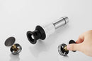 PARLOS Pop up Sink Drain with Strainer Pop Up Drain with Overflow for Bathroom Vessel Sink, Oil Rubbed Bronze,2100603